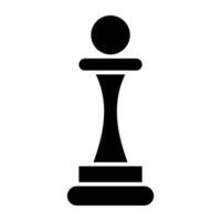 An editable design icon of chess rook vector