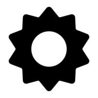 A trendy vector design of flower