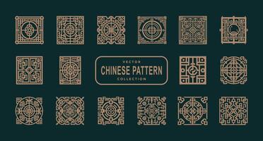 Asian Chinese traditional pattern classicism vector