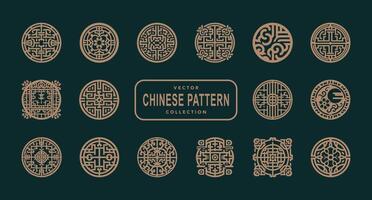 Asian Chinese traditional pattern classicism vector
