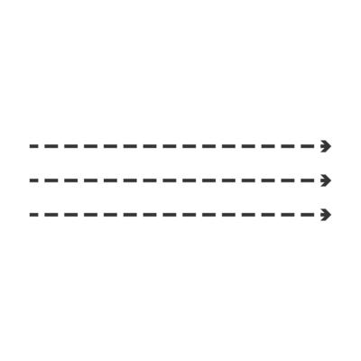 Direction pointer, air movement wind, black arrow sign vector element