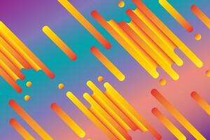 Abstract background of geometric shapes in gradient. IT technologies and programming. Vector web page banner template design