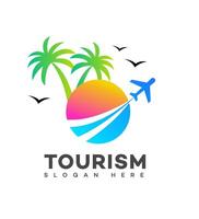 turismo logo icono marca identidad firmar símbolo vector