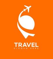 viaje agencia logo icono marca identidad firmar símbolo vector