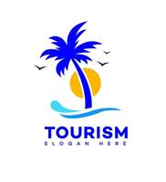 turismo logo icono marca identidad firmar símbolo vector