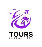 tours logo Icon Brand Identity Sign Symbol vector