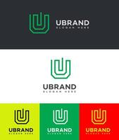 U Letter Logo Icon Brand Identity Sign Symbol Template vector