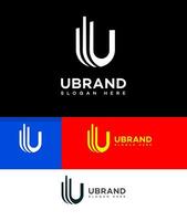 U Letter Logo Icon Brand Identity Sign Symbol Template vector