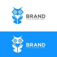 owl education logo Icon Brand Identity Sign Symbol Template vector