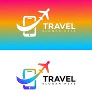 travel app logo Icon Brand Identity Sign Symbol vector