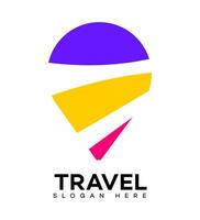 travel and tours logo Icon Brand Identity Sign Symbol vector