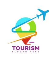 tourism logo Icon Brand Identity Sign Symbol vector