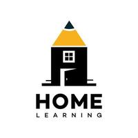 home learning logo Icon Brand Identity Sign Symbol Template vector