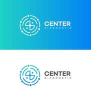 logo for diagnostic center vector