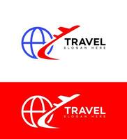 travel agency logo Icon Brand Identity Sign Symbol vector