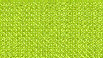 a green background with a pattern video
