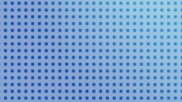 a blue and white background with squares video