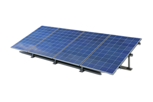 ai generiert Solar- Panel Array png