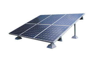 ai generiert Solar- Panel Array png