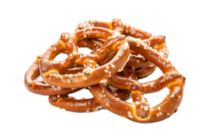 AI generated Salty Soft Pretzels png