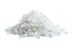 ai gegenereerd hoop van zee zout Kristallen PNG