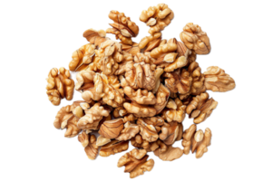 AI generated Pile of Shelled Walnuts png