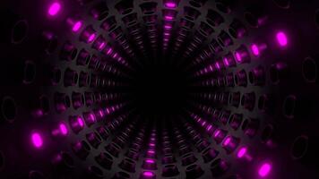 Cyan and Pink Cylindrical Strobe Tunnel Background VJ Loop video