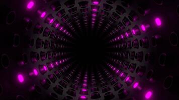 Cyan and Pink Cylindrical Strobe Tunnel Background VJ Loop video