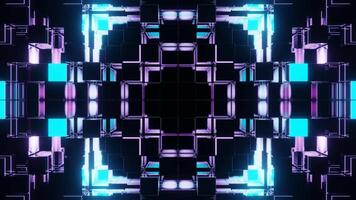 Pink and Cyan Square Strobe Background VJ Loop video