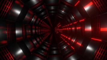 Red and Black Net Tunnel Background VJ Loop video