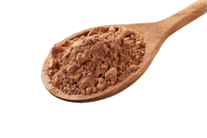 AI generated Heaping Spoonful of Cocoa Powder png