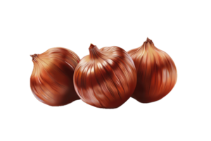 AI generated Close-Up of Hazelnuts png