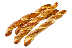 AI generated Golden Sesame Seed Breadsticks png