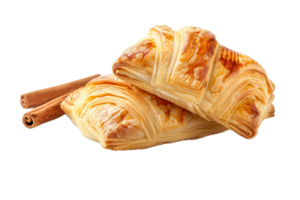 ai generato croccante phyllo Pasticcino con cannella bastoni png