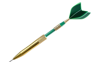 AI generated Green Dart png