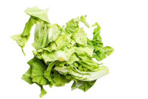 AI generated Fresh Chopped Green Cabbage png