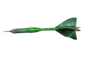 AI generated Green Dart png