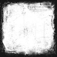 Grunge frame background. Old paper texture. Vector Illustration