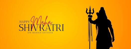 Happy Maha Shivratri Social Media Post vector