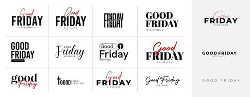 Good Friday Peace of Holy Week Social Media Post, Web Banner, Status, Story vector