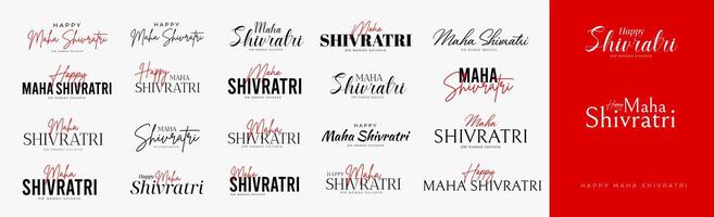 Happy Maha Shivratri vector