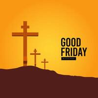 Good Friday peace of holy week social media post vector