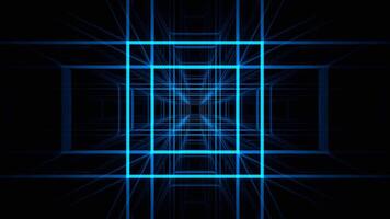 Red and Blue Abstract Squares Moving Background VJ Loop video