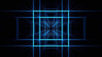 Red and Blue Abstract Squares Moving Background VJ Loop video