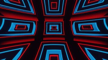 Red and Blue Hypnotic Abstract Movement Background VJ Loop video