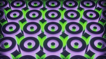 Lime and Purple Hypnotic Abstract Background VJ Loop video