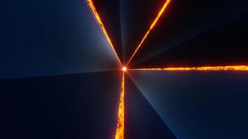 Dark Blue and Orange Star Energy Background VJ Loop video
