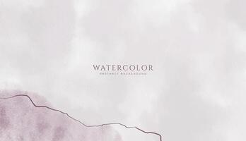 Abstract horizontal watercolor background. Neutral light purple colored empty space background illustration vector