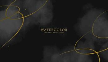 Abstract horizontal watercolor background. Neutral light beige colored empty space background illustration vector