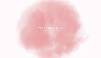 Abstract horizontal watercolor background. Neutral light pink white colored empty space background illustration vector
